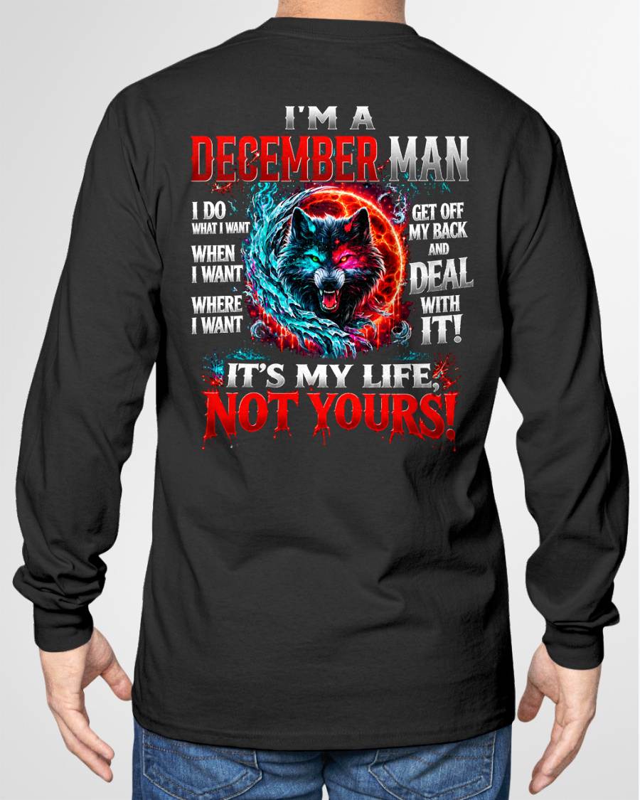 DECEMBER SHIRT It's My Life, Not Yours - For Men - Virgo12 (SKU2609-331-12)