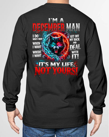 DECEMBER SHIRT It's My Life, Not Yours - For Men - Virgo12 (SKU2609-331-12)