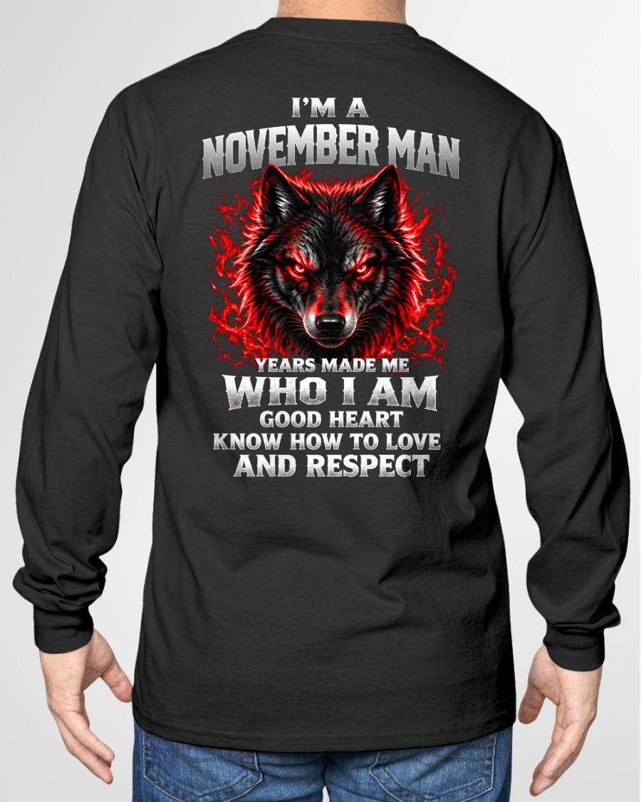 NOVEMBER SHIRT I Know How To Love And Respect - For Men - Virgo11 (SKU2610-186-11)