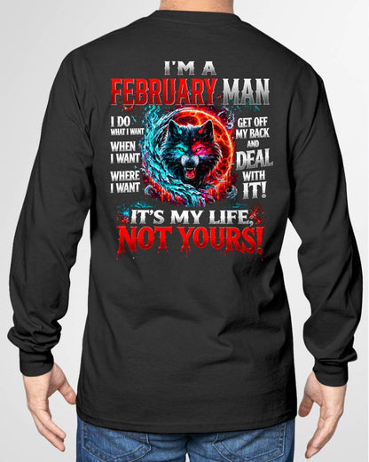 FEBRUARY SHIRT It's My Life, Not Yours - For Men - Virgo02 (SKU2609-331-02)