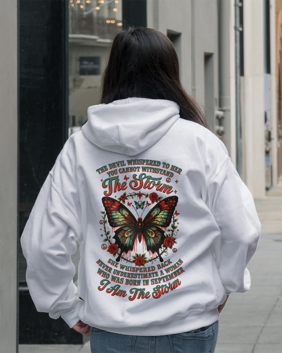The Devil Whispered to Her – I Am the Storm September Woman Shirt - Virgo09 FMA (SKU10-72-09)