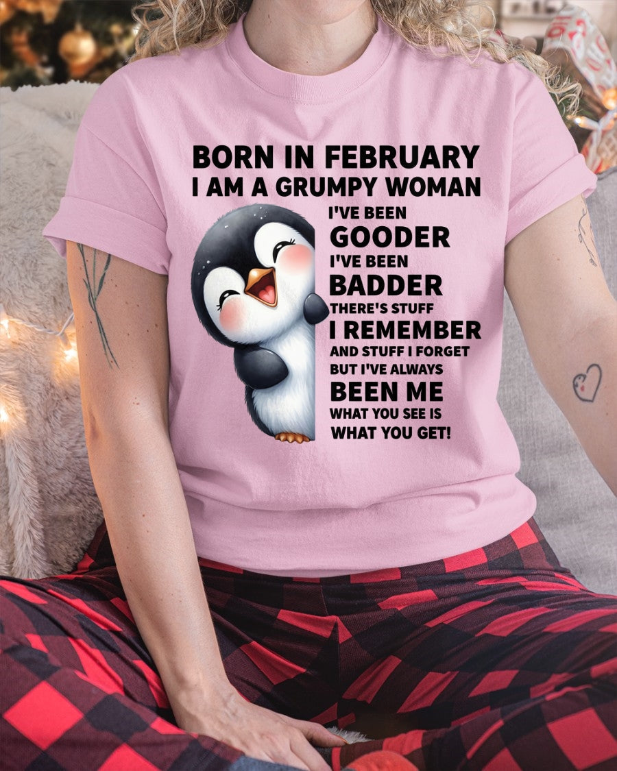 BORN IN FEBRUARY I AM A GRUMPY WOMAN Virgo02 FMA (SKU09-95-02)