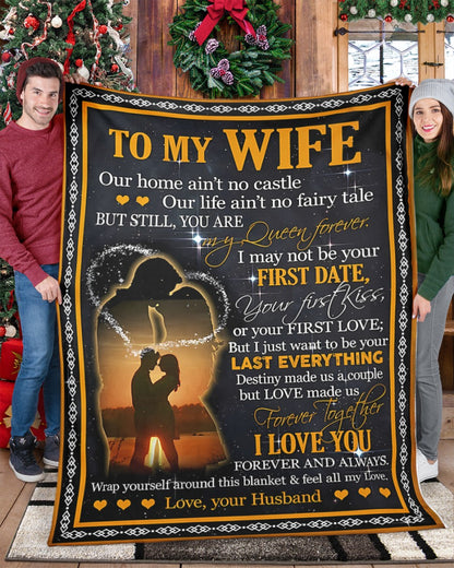 To My Wife Blanket – Our Love, Wrapped In Warmth, From Husband (SKUB07-61)