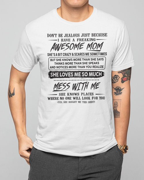 Awesome Mom - Perfect Gift For Your Son From Mom - virgo00 (SKU TRI 03.03.03)