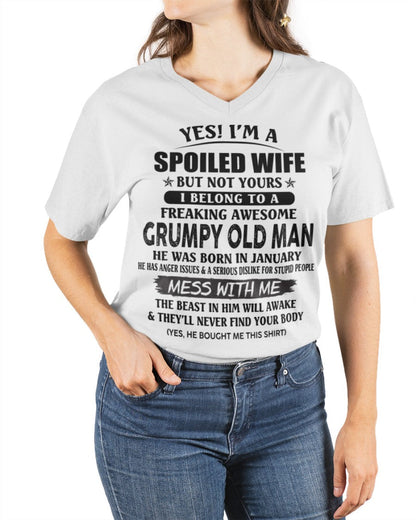 Grumpy Old Man January – Perfect gift for wife From Husband – Virgo01 (SKU08-63-01)