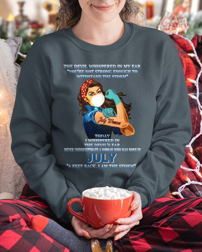 Never Underestimate A Woman Born In July – July Woman “I Am The Storm” - FMA / Virgo07 (SKU12-322-07)
