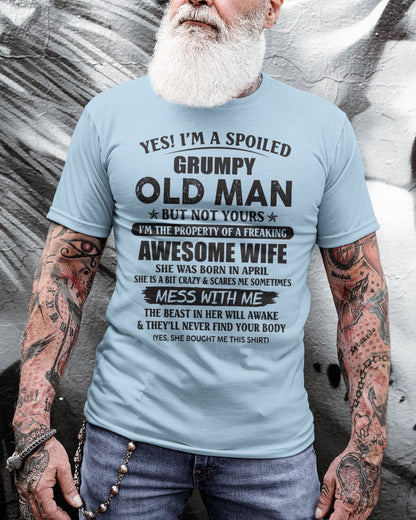 Awesome wife April - Perfect gift for your husband from wife - Virgo04 (SKU96-68-04)