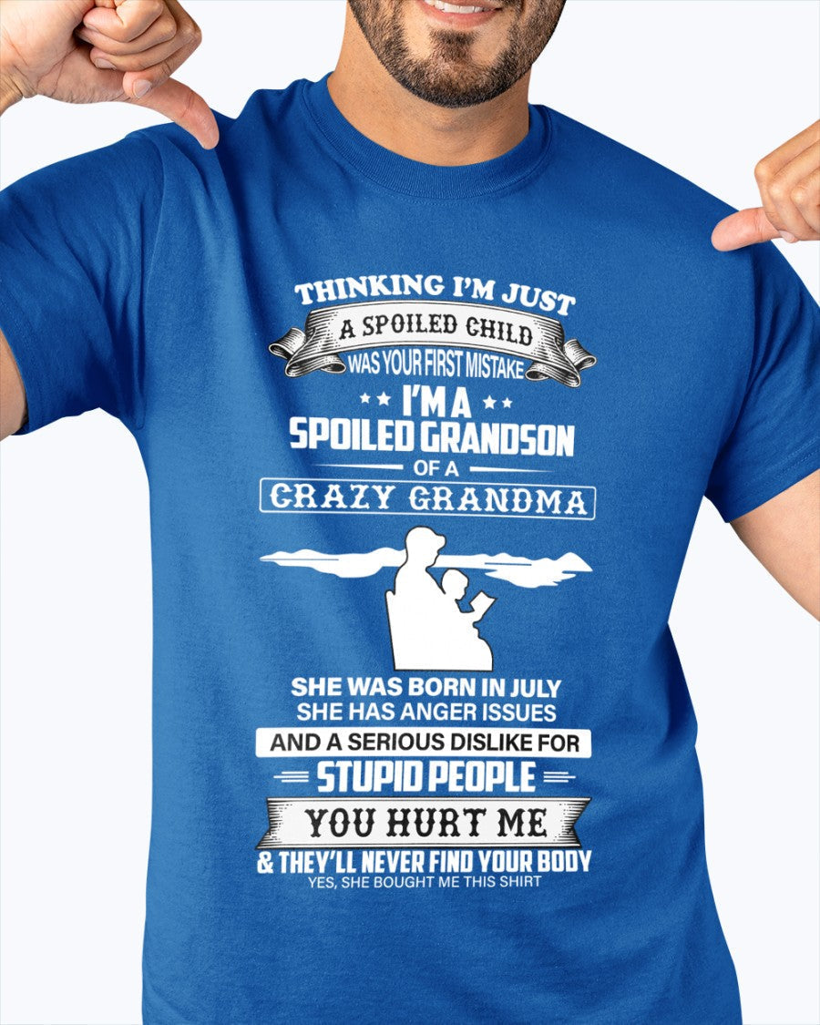 Spoiled by Grandma Shirt July Edition – From Grandma to Grandson virgo07 (SKU-GMS2-07)