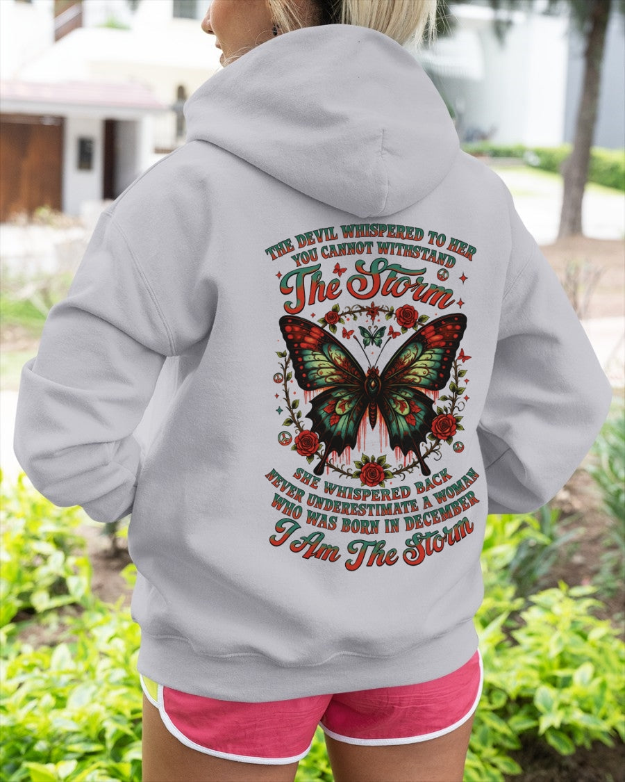The Devil Whispered to Her – I Am the Storm December Woman Shirt - Virgo12 FMA (SKU10-72-12)