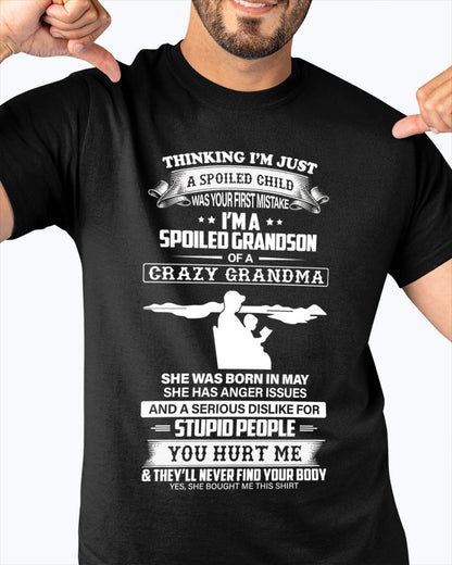 Spoiled by Grandma Shirt May Edition – From Grandma to Grandson virgo05 (SKU-GMS2-05)