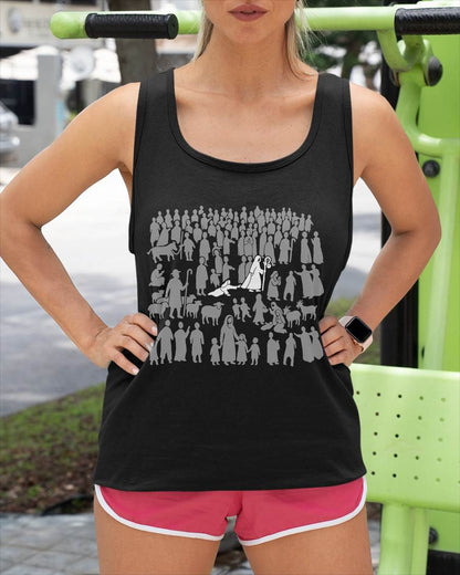 Woman Who Touched Jesus Christian Faith Bible Verse God T-Shirt- For Women - Virgo00 (SKU2807-NI-06)
