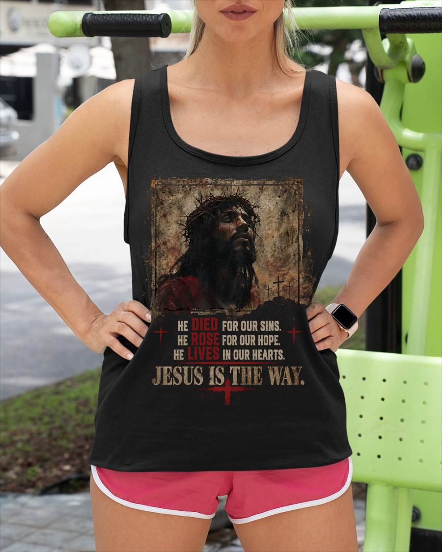 Christian T-Shirt Jesus is the Way - For Women - Virgo00 (SKU2607-349)