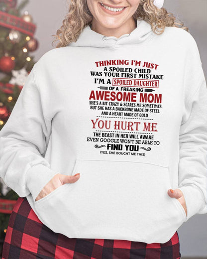TO MY DAUGHTER - SPOILED DAUGHTER - PERFECT GIFT FOR DAUGHTER - GIFT FROM MOM - virgo00 (SKU10-151-00)