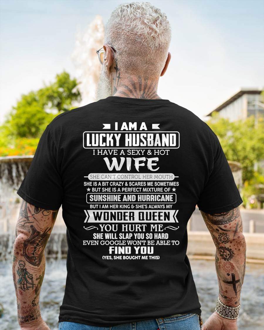 I AM A LUCKY HUSBAND I HAVE A SEXY & HOT WIFE  - FROM WIFE - virgo00 (SKU12-316-00)