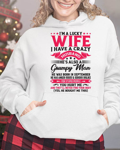 SEPTEMBER - TO MY WIFE - I'M A LUCKY WIFE - GIFT FROM HUSBAND - Virgo09 (SKU10-136-09)