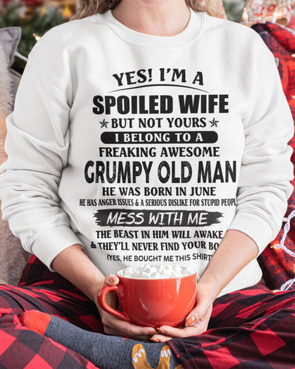 Grumpy Old Man June – Perfect gift for your wife From Husband – Virgo06 (SKU08-63-06)