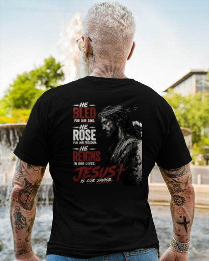 JESUS IS OUR SAVIOR - CHRISTIAN T-SHIRT - FOR MEN Virgo00