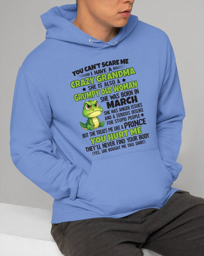 MARCH - YOU CAN'T SCARE ME - FOR GRANDSON - GIFT FROM GRANDMA - virgo03 (SKU09-85-03)