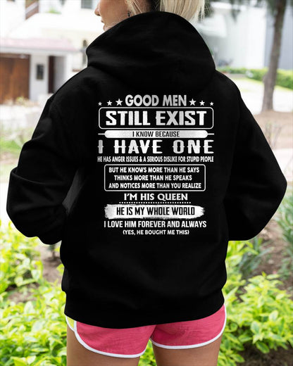 GOOD MEN STILL EXIST I KNOW BECAUSE HAVE ONE - GIFT FOR WIFE FROM HUSBAND - virgo00 (SKU2607-174-00)