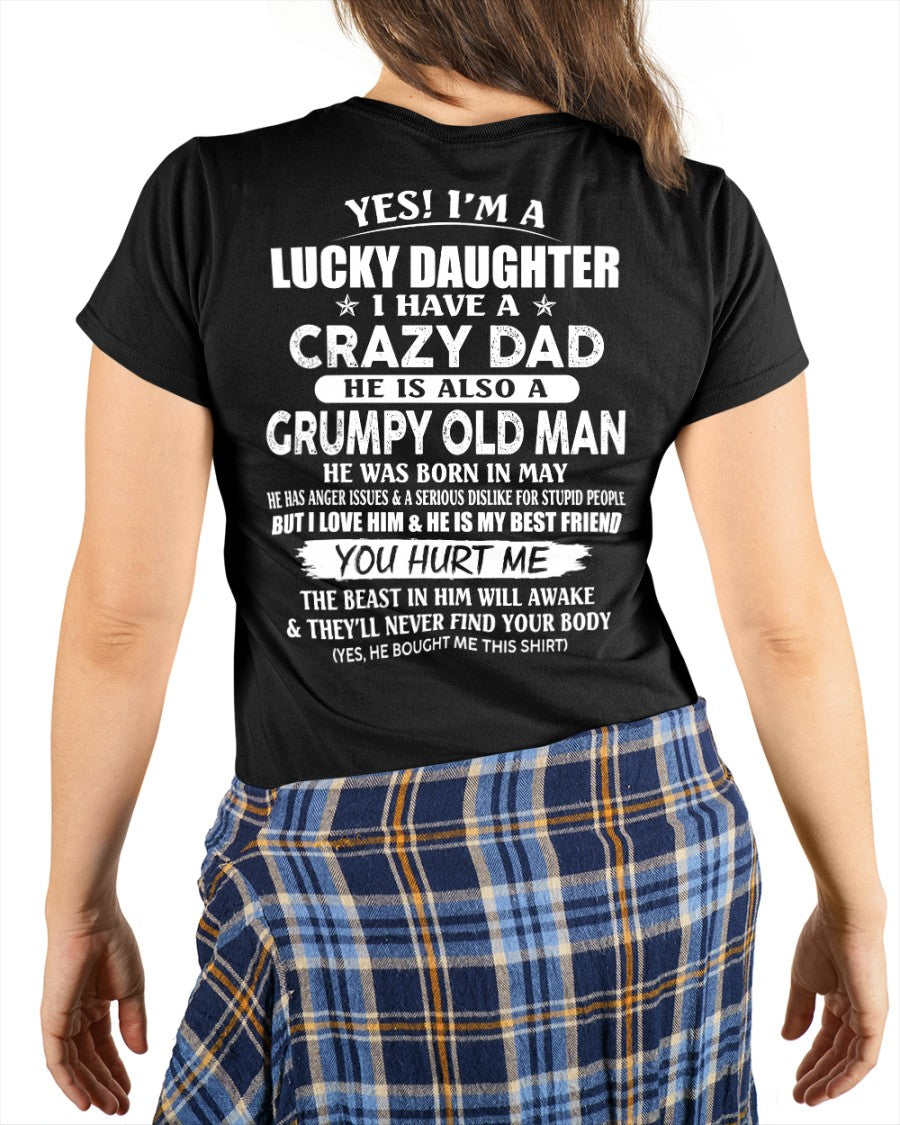 May - Awesome Grumpy Old Dad - Special gift for your daughter From Dad - Virgo05 (SKU10-50-05)