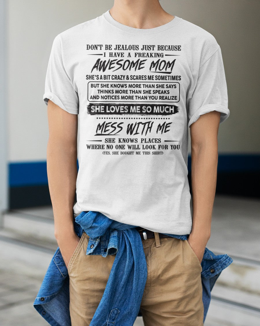 Awesome Mom - Perfect Gift For Your Son From Mom - virgo00 (SKU TRI 03.03.03)
