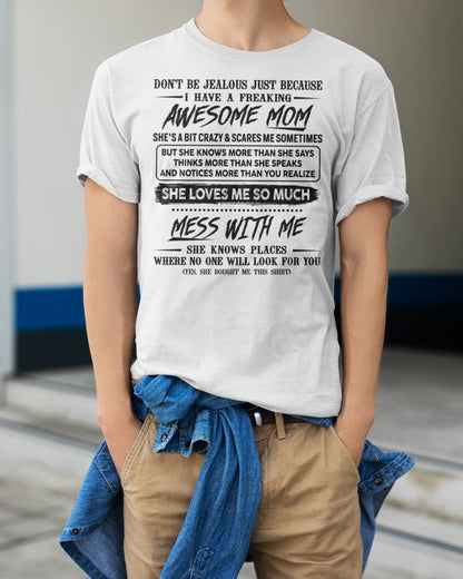 Awesome Mom - Perfect Gift For Your Son From Mom - virgo00 (SKU TRI 03.03.03)