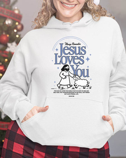 Christian T-Shirt Jesus loves you -Virgo00 (SKU2607-350)
