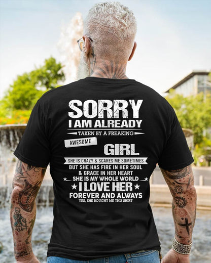 SORRY I AM ALREADY TAKEN BY A FREAKING AWESOME GIRL - FROM WIFE - virgo00 (SKU12-298-00)