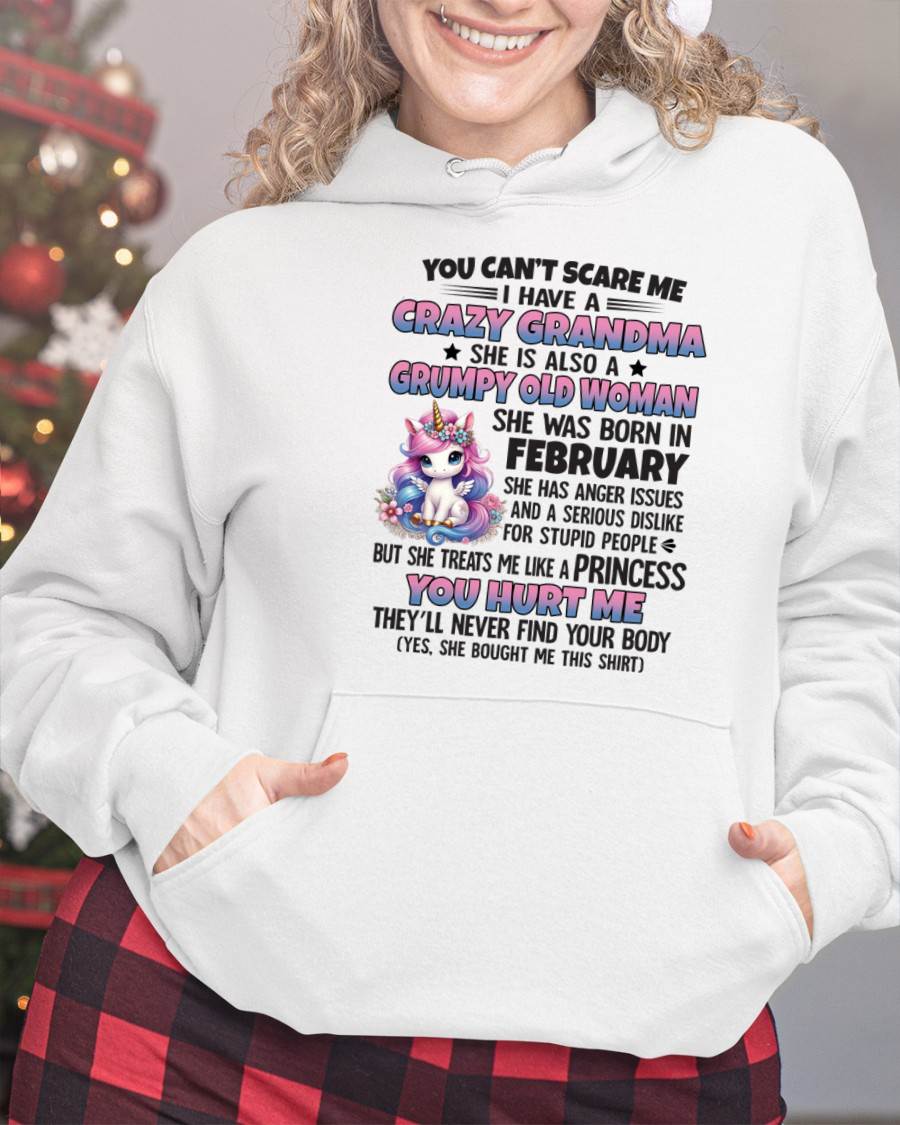 FEBRUARY - YOU CAN'T SCARE ME - GIFT FROM GRANDMA - virgo02 (SKU09-106-02)