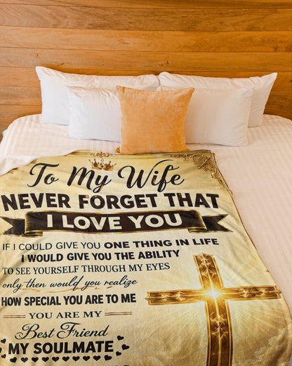 To My Wife Blanket – Our Love, Wrapped In Warmth, From Husband (SKU2608-11)
