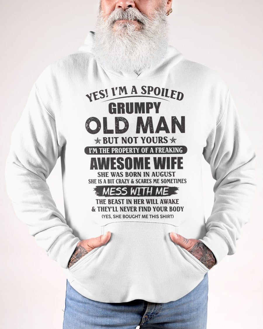 Awesome wife August - Perfect gift for your husband from wife  - Virgo08 (SKU96-68-08)