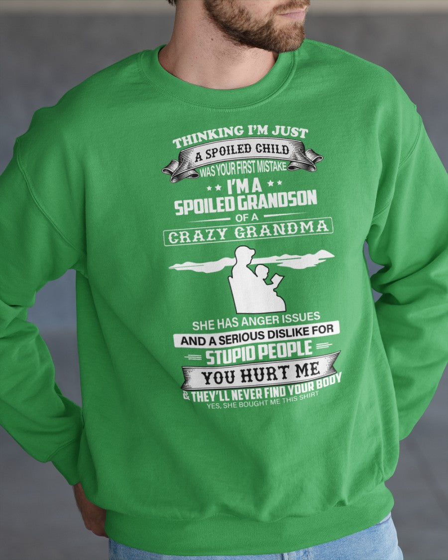Spoiled by Grandma Shirt – From Grandma to Grandson virgo00 (SKU-GMS2-00)