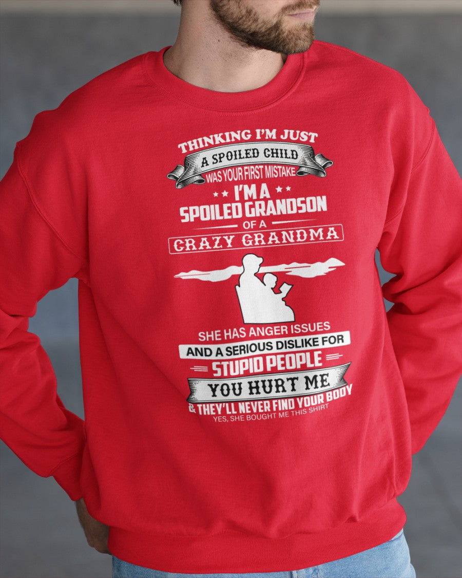Spoiled by Grandma Shirt – From Grandma to Grandson virgo00 (SKU-GMS2-00)