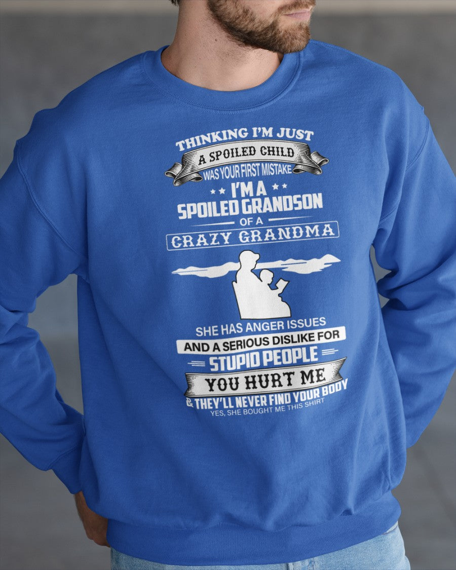 Spoiled by Grandma Shirt – From Grandma to Grandson virgo00 (SKU-GMS2-00)