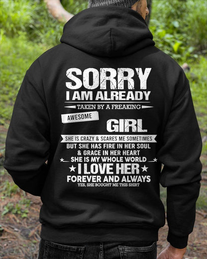 SORRY I AM ALREADY TAKEN BY A FREAKING AWESOME GIRL - FROM WIFE - virgo00 (SKU12-298-00)