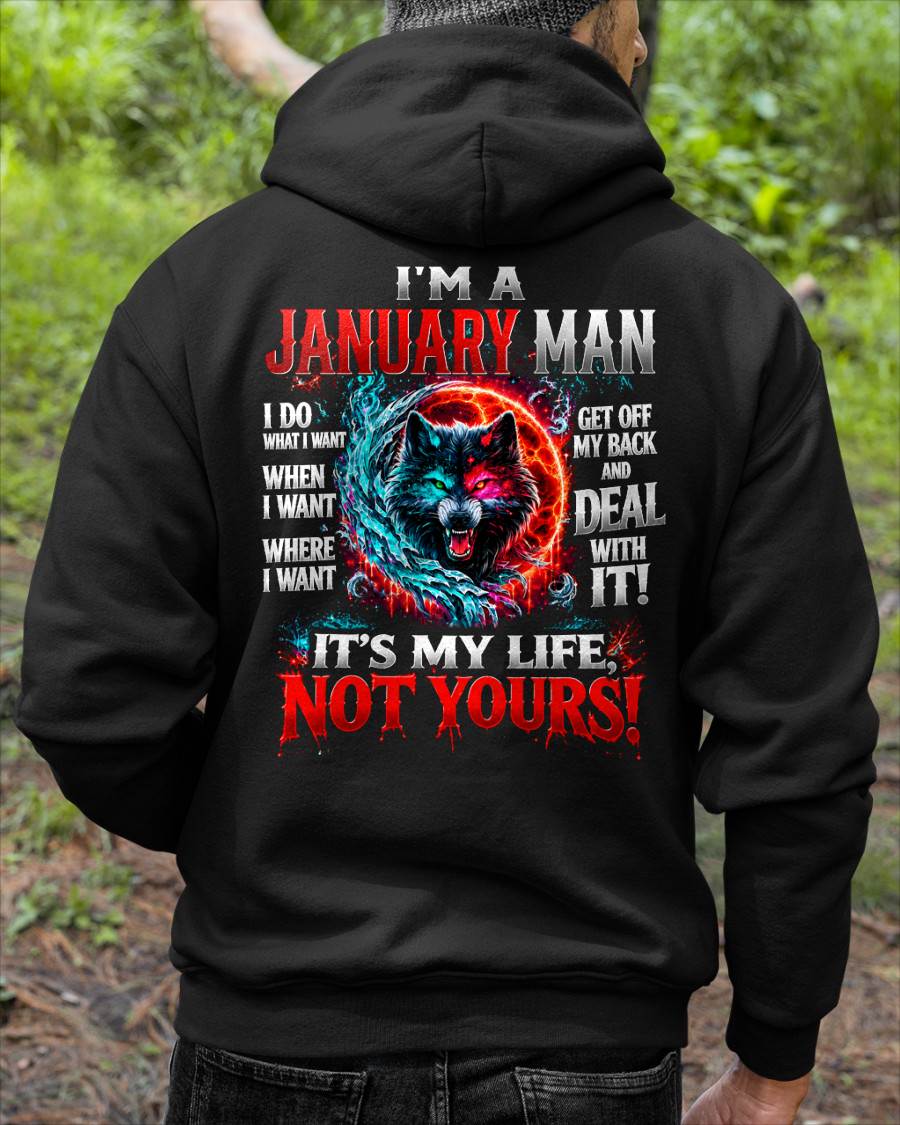 JANUARY SHIRT It's My Life, Not Yours - For Men - Virgo01 (SKU2609-331-01)