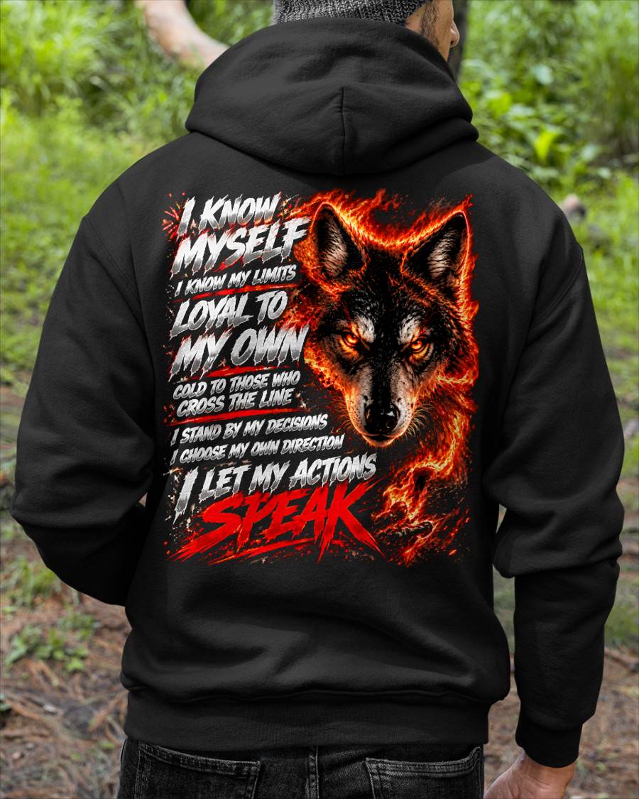 SHIRT I Let My Actions Speak - For Men - Virgo00 (SKU2609-145)