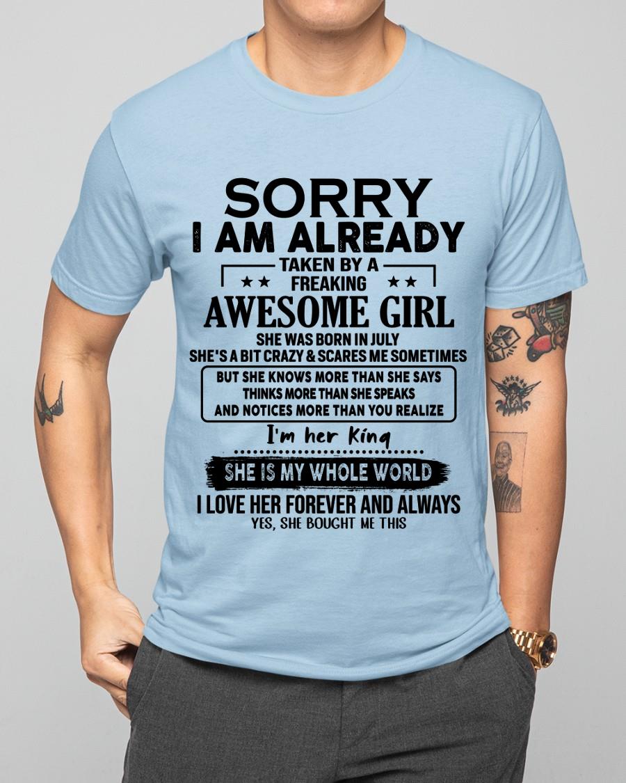 July - Awesome Girl born in July - Special gift for your boyfriend - From Wife Virgo07 (SKU.AT16)