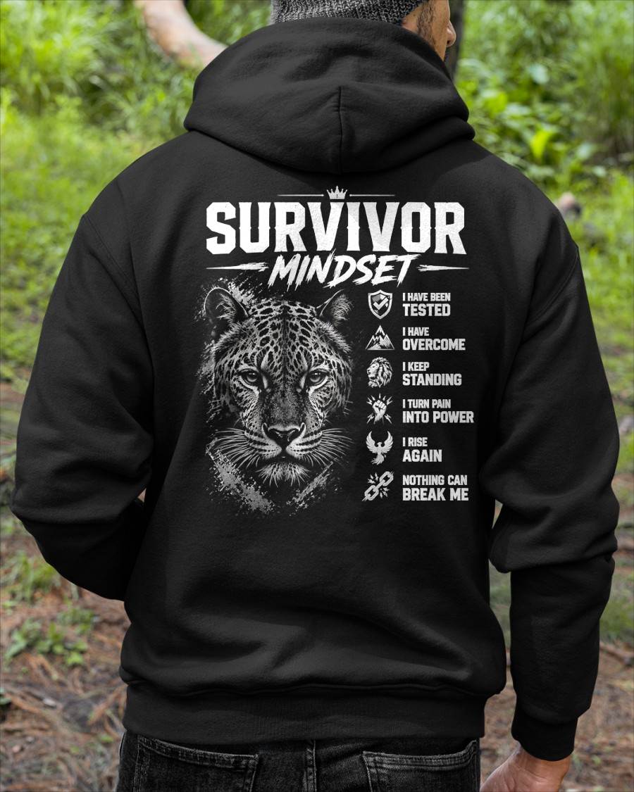 PET SHIRT Survivor Mindset - For Men - Virgo00 (SKU2608-647)