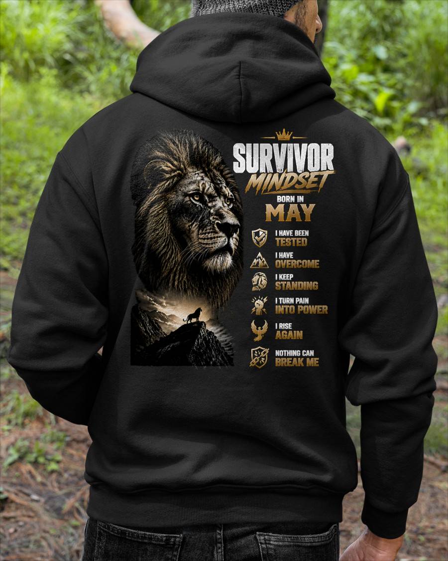 MAY SHIRT Survivor Mindset - For Men - Virgo05 (SKU2608-659-05)