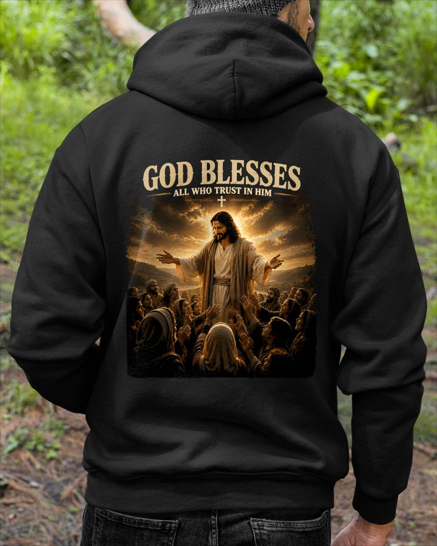 CHRISTIAN T-SHIRT God Blesses - For Men - Virgo00 (SKU2608-105)