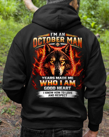 OCTOBER SHIRT I Know How To Love And Respect - For Men - Virgo10 (SKU2609-291-10)