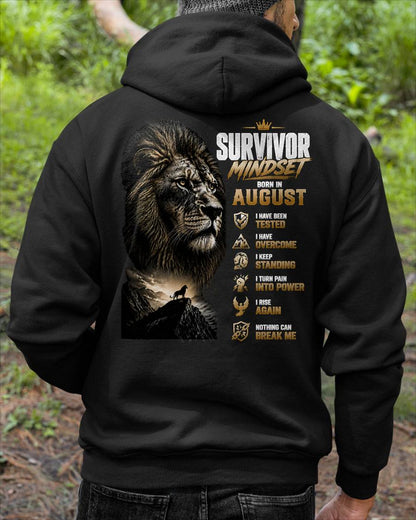 AUGUST SHIRT Survivor Mindset - For Men - Virgo08 (SKU2608-659-08)