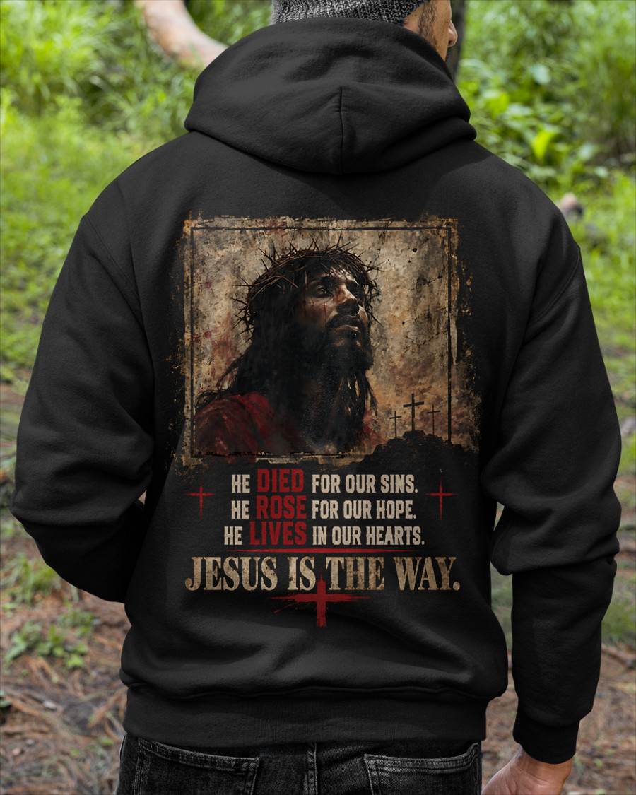 Jesus, God is the way T-Shirt - For Men - Virgo00 (SKU2607-313)