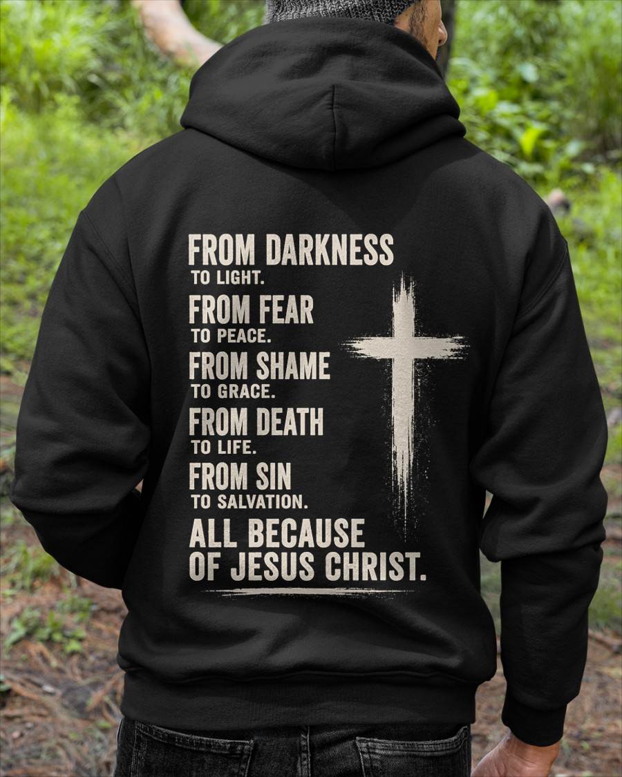 Christian T-Shirt From Darkness... - For Men - Virgo00 (SKU2607-334)