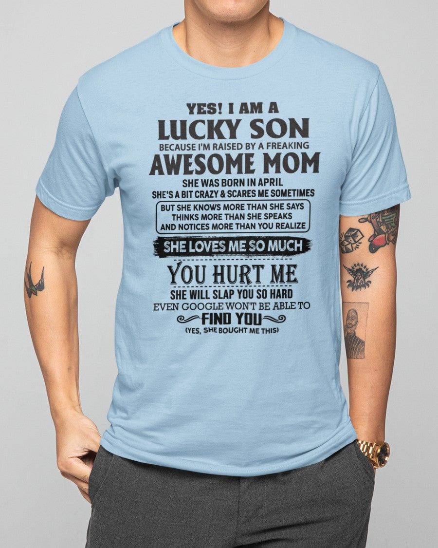 April - Awesome Mom - Perfect Gift For Your Son From Mom - virgo04 (SKU-LKW-04)