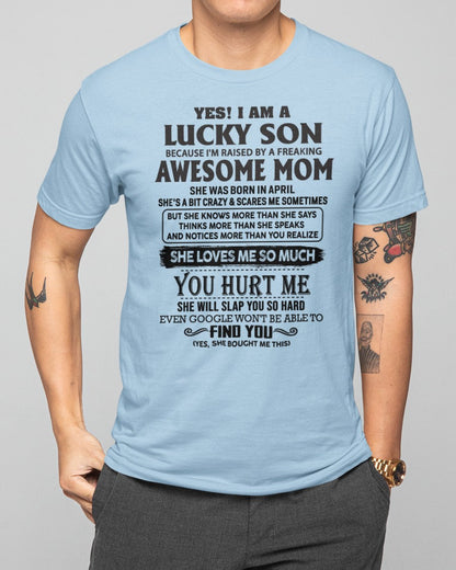 April - Awesome Mom - Perfect Gift For Your Son From Mom - virgo04 (SKU-LKW-04)