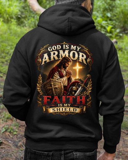 CHRISTIAN T-SHIRT God is my Armor - For Men - Virgo00 (SKU2608-174)