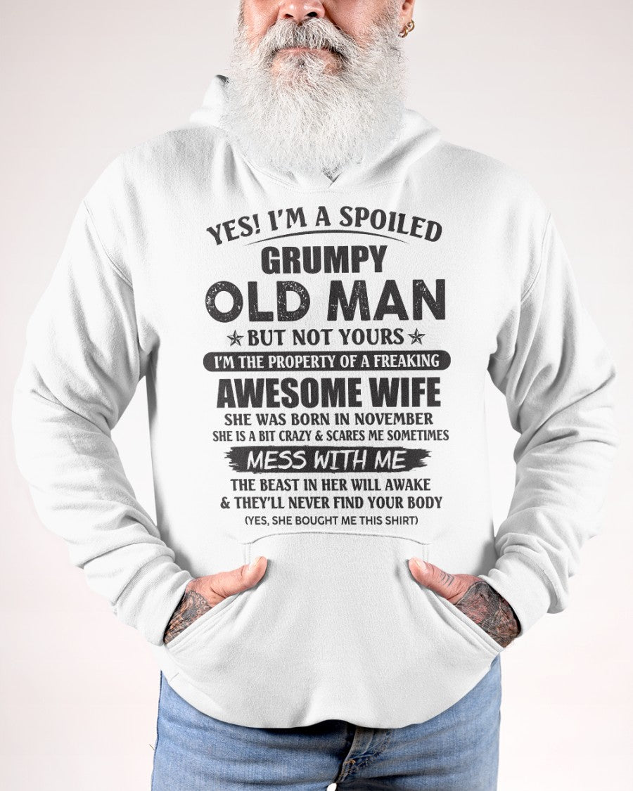 Awesome wife November - Perfect gift for your husband from wife - Virgo11 (SKU96-68-11)