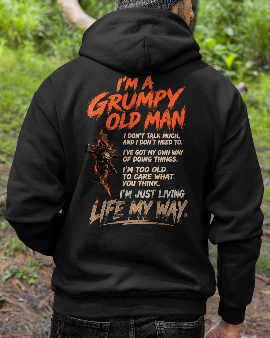 SHIRT I'm A Grumpy Old Man - For Men - Virgo00 (SKU2609-140)